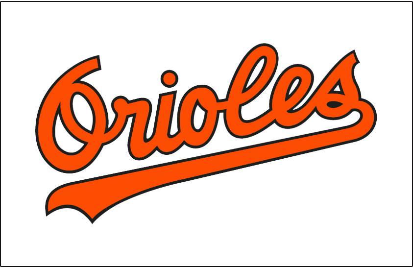 Baltimore Orioles 1989-1994 Jersey Logo fabric transfer version 3